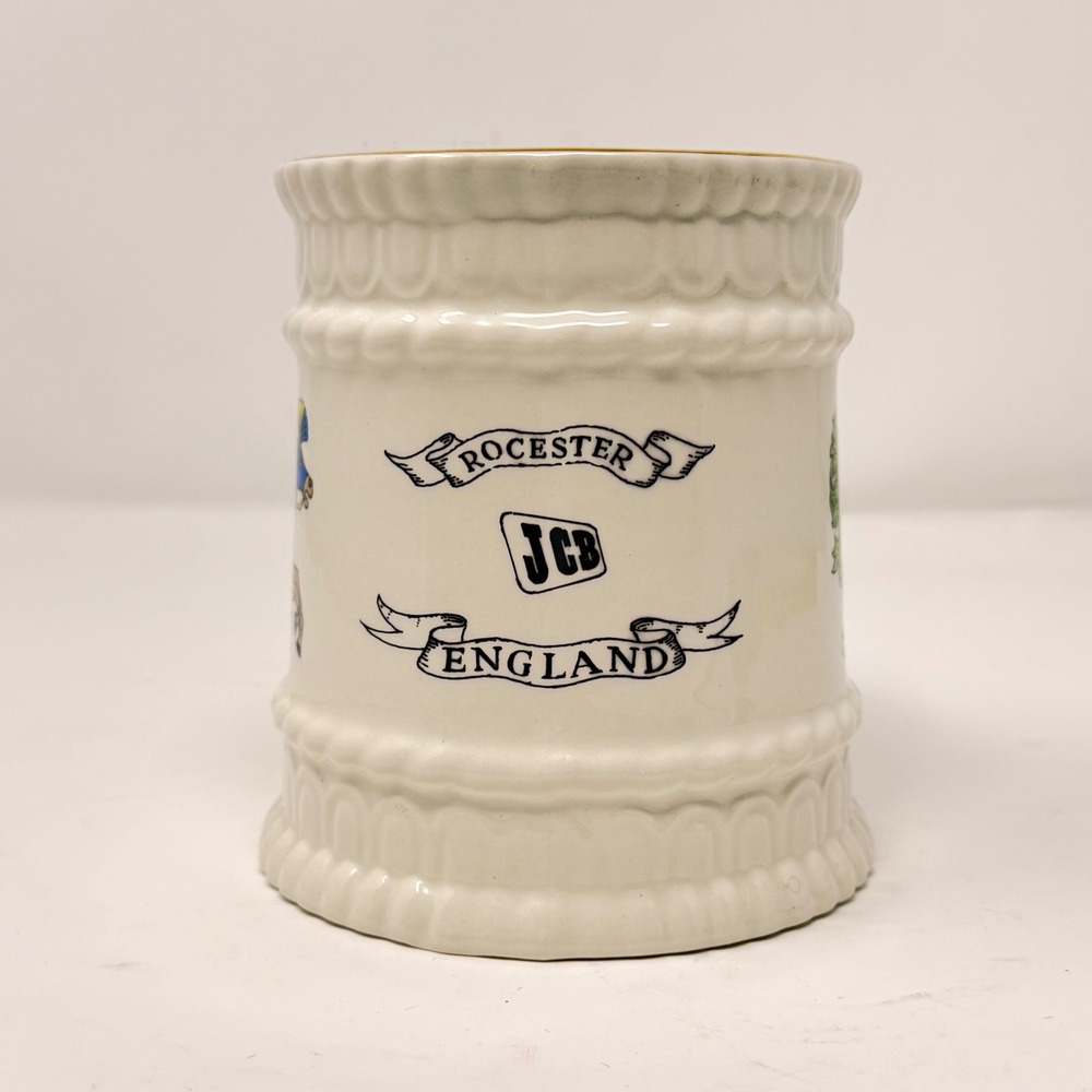 Vtg Sampson Bridgwood Lifelong Ironstone Knight Tankard Mug Coat of Arms England - Picture 4 of 14